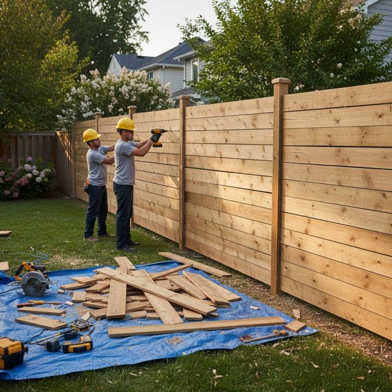 Privacy Fence Construction